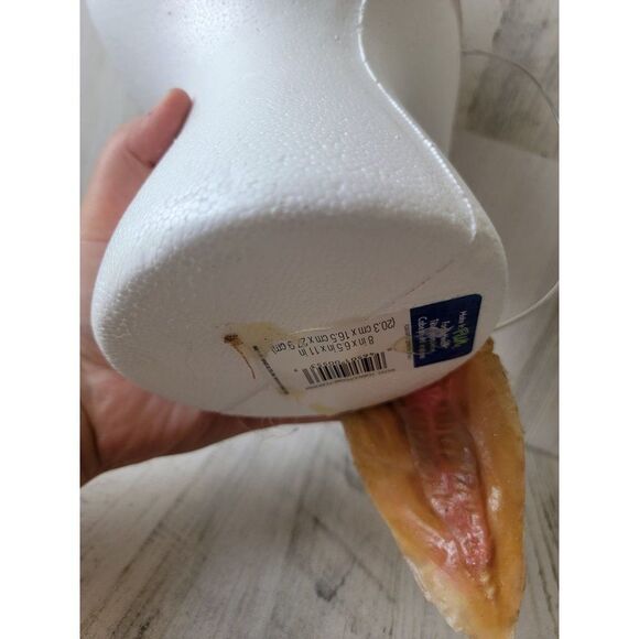 Homemade styrofoam bloody neck prop head Halloween decor - Picture 5 of 5